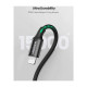 Дата кабель USB-C to Lightning 2.0m 3A US171 black Ugreen (60752)