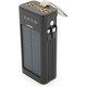 Батарея універсальна Linkage 30000mAh, Solar, 22.5W, cables Туре-С+Lighting, Black (LKP-46)