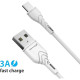 Зарядное устройство для Grand-X Quick Charge QС3.0, + cable USB -> Type C 1m white (CH-550WT)