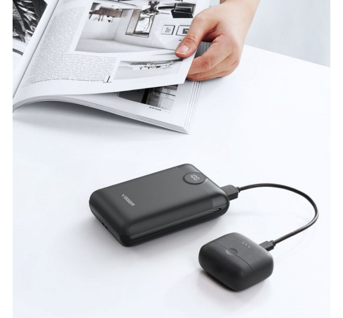 Батарея универсальная VEGER 20000mAh S20 22.5W PD/3/0 QC/3.0 black (6970453554198)