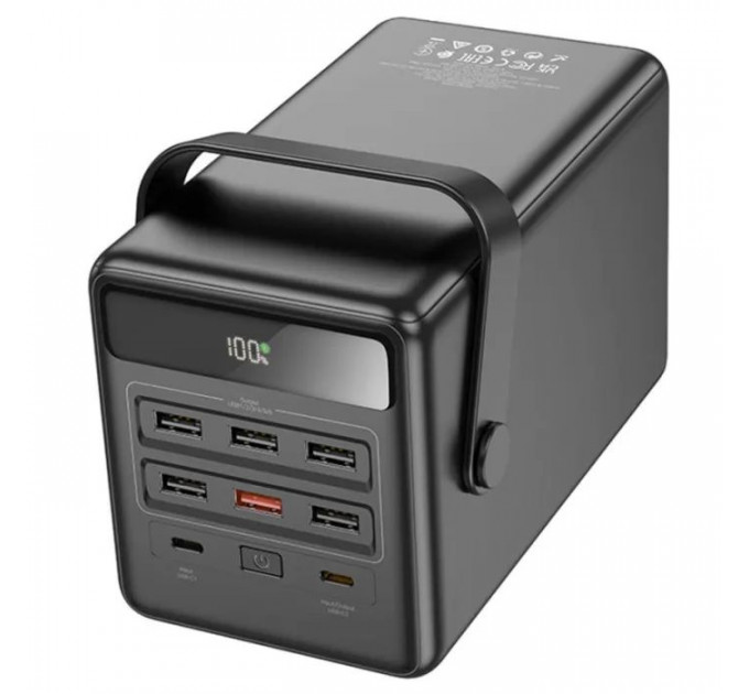 Батарея універсальна HOCO 100000mAh Endure 22.5W PD, QC, LED Lamp, Black (DB03 \/ 714721)
