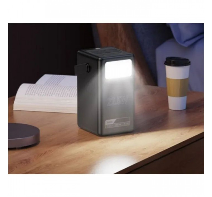 Батарея універсальна HOCO 100000mAh Endure 22.5W PD, QC, LED Lamp, Black (DB03 \/ 714721)