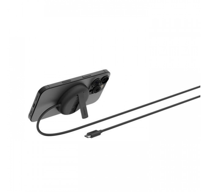 Зарядний пристрій Belkin UltraCharge Magnetic Kickstand 15В black (WIA011HQBK)