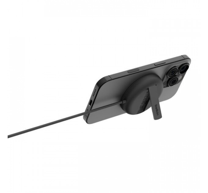 Зарядний пристрій Belkin UltraCharge Magnetic Kickstand 15В black (WIA011HQBK)