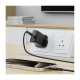 Дата кабель USB-C to USB-C 1.2m 3A 60W silicone black Acefast (6974316284161)