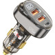 Зарядний пристрій Essager 2xUSB + 1xUSB-C 125W QC3.0\/PD3.0 Display Car Charger (ECC2AC-FM12-Z)
