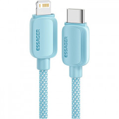 Дата кабель USB-C to Lightning 1.0m 20W blue Essager (EXCTL-WL03-P)