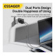 Зарядное устройство 1xUSB-C + 1xUSB 33W Essager (ECTAC-PCB01-P)