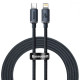 Дата кабель USB-C to Lightning 2.0m 20W Crystal Shine Series black Baseus (CAJY000301)