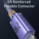 Дата кабель USB 2.0 AM to Lightning 1.2m 2.4A Crystal Shine Series purple Baseus (CAJY000005)