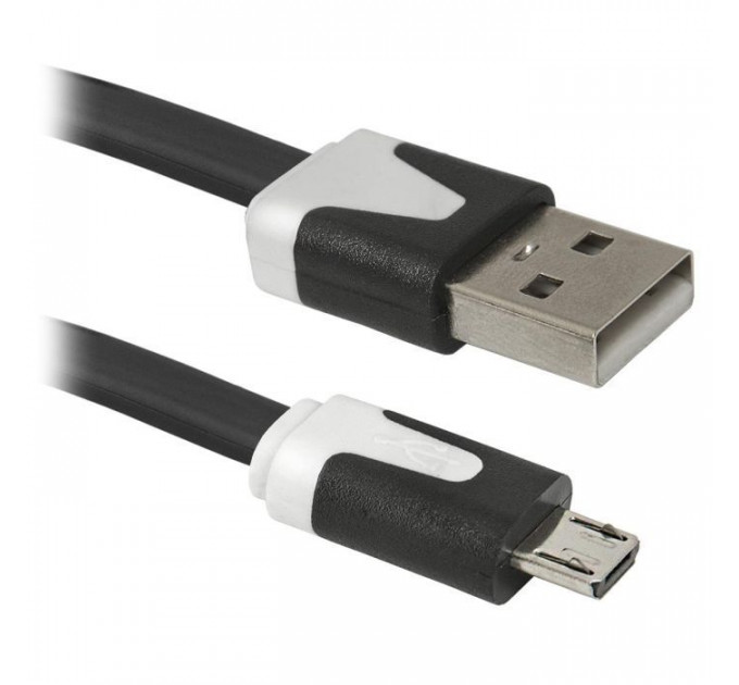 Дата кабель USB 2.0 AM to Micro 5P 1.0m Defender (87475)