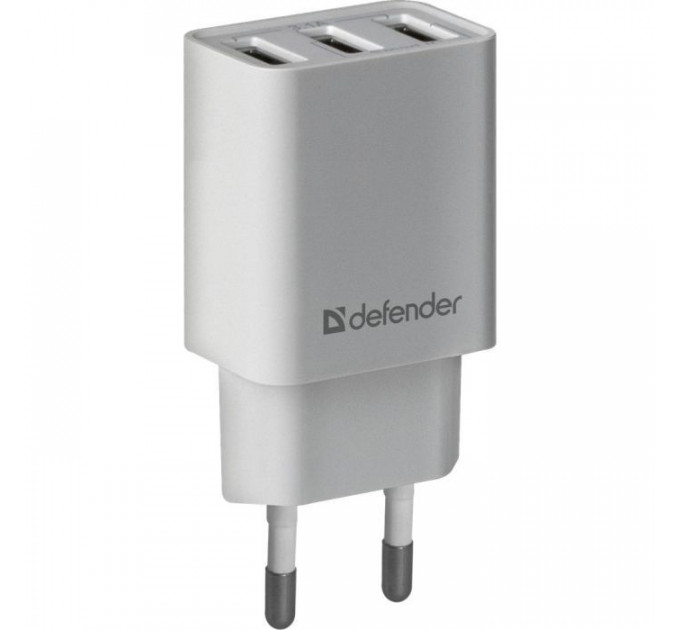 Зарядное устройство для Defender UPA-31 white, 3xUSB, 5V \/ 3.1A (83587)