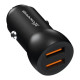 Зарядний пристрій Grand-X car 12-24V Black 2USB 5V\/2.4A (CH-26\/CH-26B)