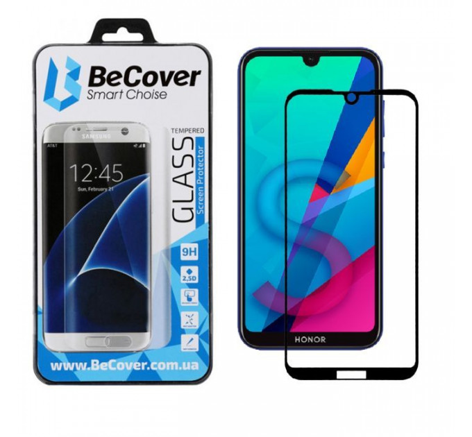 Скло захисне BeCover Honor 8S Black (704075) Скло захисне BeCover Honor 8S Black (704075)