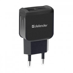 Зарядний пристрій Defender UPС-21 2xUSB,5V\/2.1А кабель microUSB (83581)