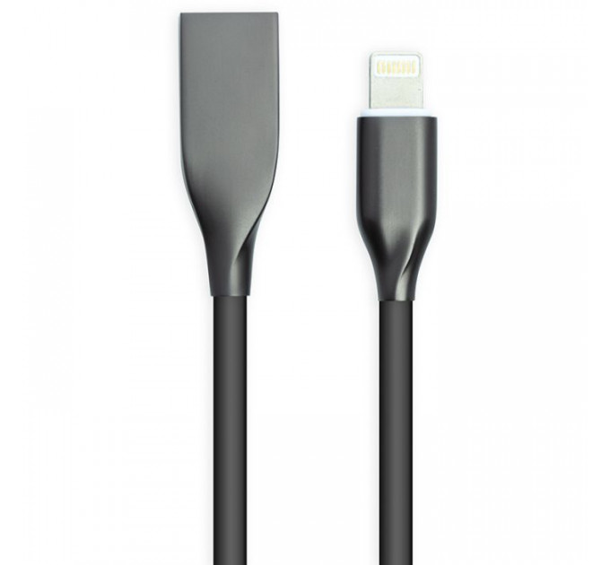 Дата кабеля USB 2.0 AM to Lightning 2.0m black PowerPlant (CA911806)