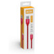 Дата кабель USB 2.0 AM to Lightning 2.0m red ColorWay (CW-CBUL007-RD)