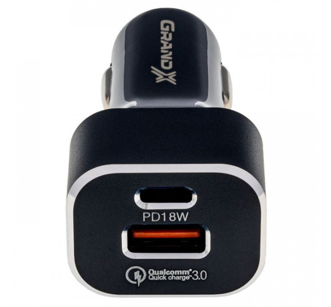 Зарядний пристрій Grand-X CH-29 PD 3.0, Quick Charge QС3.0, 1 TypeC, 1 USB (CH-29)