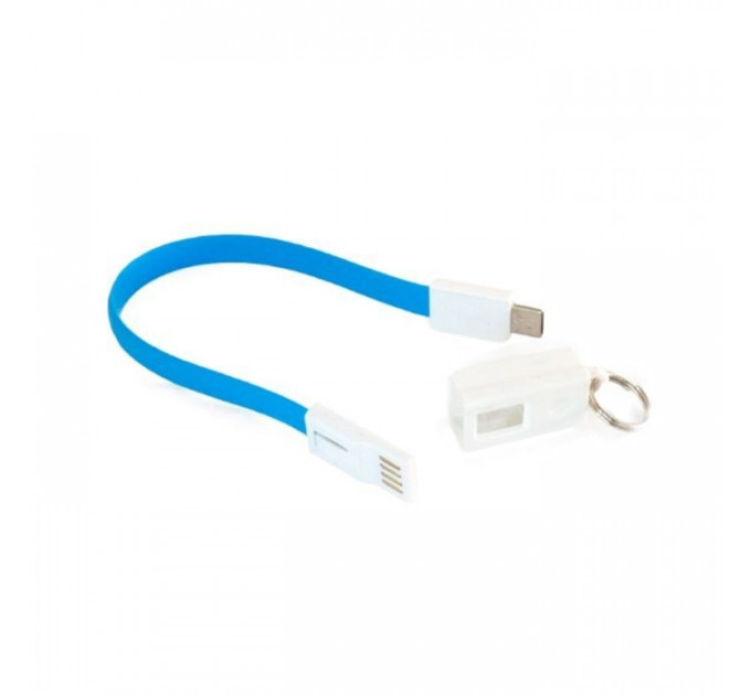 Дата кабель USB 2.0 AM to USB-C 0.18m blue Extradigital (KBU1787)