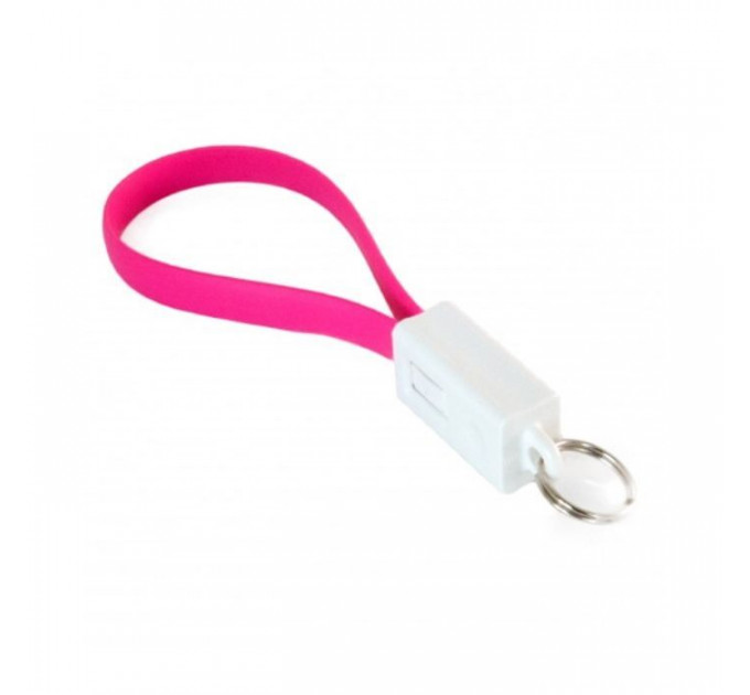 Дата кабель USB 2.0 AM to USB-C 0.18m pink Extradigital (KBU1788)