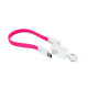 Дата кабель USB 2.0 AM to USB-C 0.18m pink Extradigital (KBU1788)
