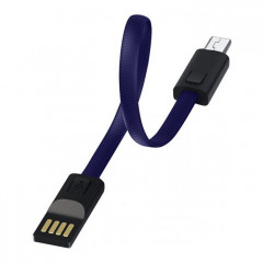 Дата кабель USB 2.0 AM to Micro 5P 0.22m blue ColorWay (CW-CBUM022-BL)