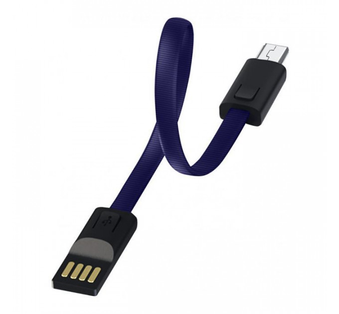 Дата кабеля USB 2.0 AM to Micro 5P 0.22m blue ColorWay (CW-CBUM022-BL) Дата кабеля USB 2.0 AM to Micro 5P 0.22m blue ColorWay (CW-CBUM022-BL)