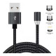 Дата кабель USB 2.0 AM to Lightning + Micro 5P + USB-C 1.2m Magneto bla XoKo (SC-350MGNT-BK)