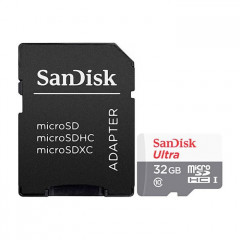 Карта пам/'яті SanDisk 32GB microSD class 10 Ultra Light (SDSQUNR-032G-GN3MA)