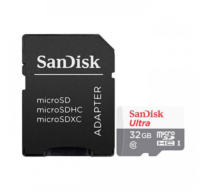 Карта пам/'яті SanDisk 32GB microSD class 10 Ultra Light (SDSQUNR-032G-GN3MA)