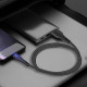 Дата кабеля USB 2.0 AM to USB-C 1.0m led black ColorWay (CW-CBUC034-BK)