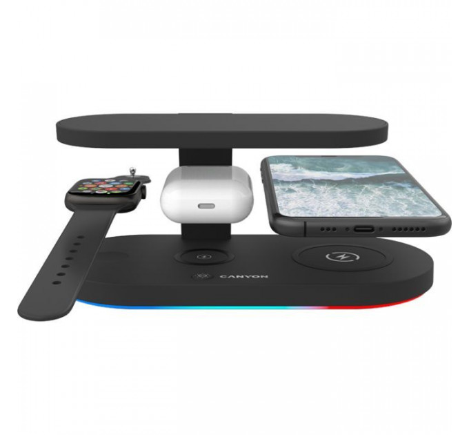 Зарядное устройство для Canyon 5in1 Wireless charger with UV sterilizer (CNS-WCS501B)
