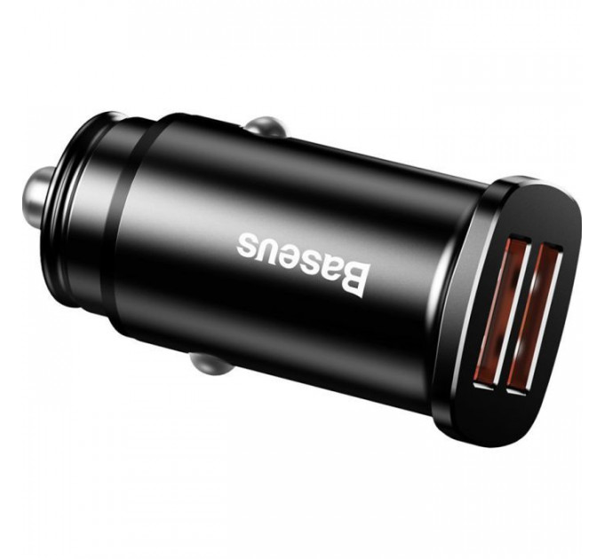 Зарядний пристрій Baseus Square metal A+A 30W Black (CCALL-DS01)
