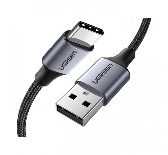 Дата кабель USB 2.0 AM to USB-C 1.5m US288 Aluminum Braid (Black) Ugreen (60127) Дата кабель USB 2.0 AM to USB-C 1.5m US288 Aluminum Braid (Black) Ugreen (60127)