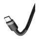 Дата кабель USB-C to USB-C 2.0m USB 3.1 3A grey-black Baseus (CATKLF-HG1)