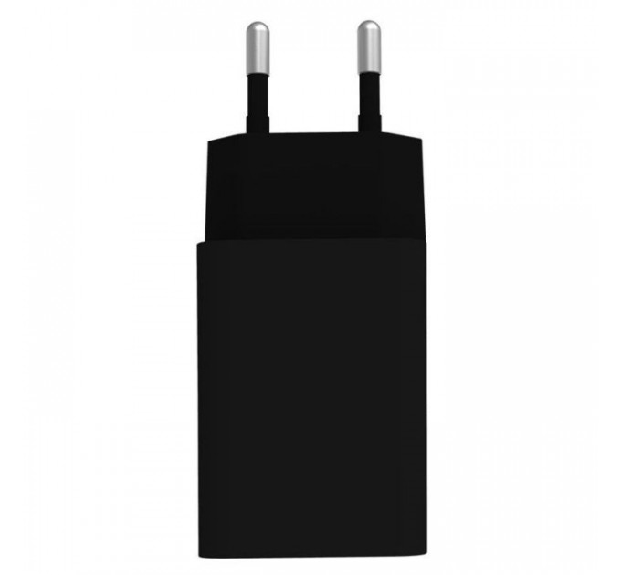 Зарядний пристрій ColorWay 1USB AUTO ID 2A (10W) black + cable Lightning (CW-CHS012CL-BK)