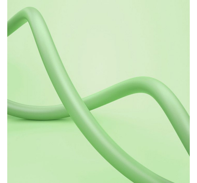 Дата кабель USB 2.0 AM to Lightning 1.0m soft silicone green ColorWay (CW-CBUL042-GR)
