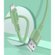 Дата кабель USB 2.0 AM to USB-C 1.0m soft silicone green ColorWay (CW-CBUC042-GR)