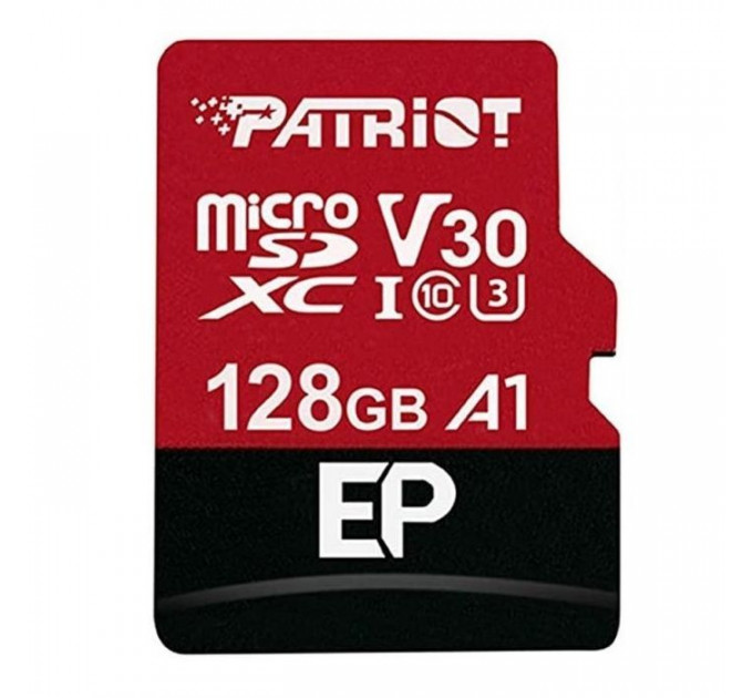Карта пам/'яті Patriot 128GB microSDXC class 10 UHS-I\/U3 EP A1 (PEF128GEP31MCX) Карта пам/'яті Patriot 128GB microSDXC class 10 UHS-I\/U3 EP A1 (PEF128GEP31MCX)