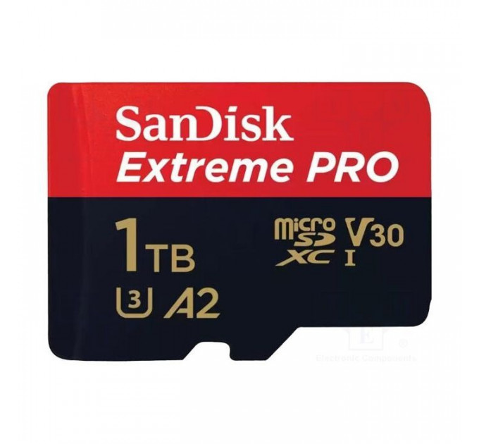 Карта пам/'яті SanDisk 1 TB microSDXC UHS-I U3 Extreme Pro+SD Adapter (SDSQXCD-1T00-GN6MA)