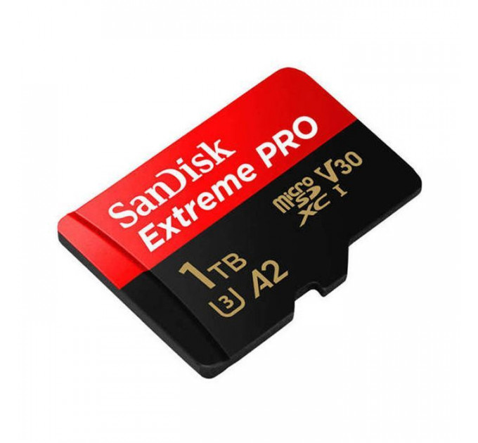 Карта пам/'яті SanDisk 1 TB microSDXC UHS-I U3 Extreme Pro+SD Adapter (SDSQXCD-1T00-GN6MA)