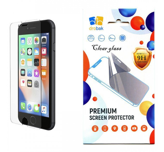 Скло захисне Drobak Apple iPhone SE 2022 (505048)