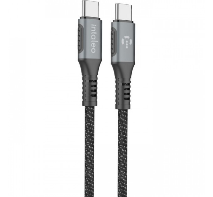 Дата кабель USB-C to USB-C 2.0m CBGPD60WTT2 60W grey Intaleo (1283126518102)