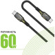 Дата кабель USB-C to USB-C 2.0m CBGPD60WTT2 60W grey Intaleo (1283126518102)