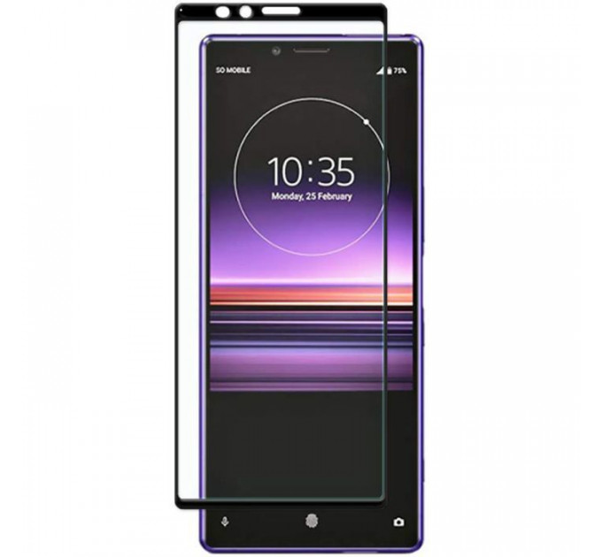 Скло захисне PowerPlant Full screen Sony Xperia 1 (Xperia XZ4), Black (GL607020)