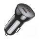 Зарядний пристрій Choetech car 2хUSB-C 40W PD black (TC0008-BK)