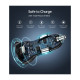 Зарядний пристрій Choetech car 2хUSB-C 40W PD black (TC0008-BK)