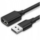 Дата кабель USB 2.0 AM\/AF 2.0m US103 Black Ugreen (10316)