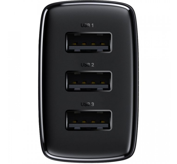 Зарядний пристрій Baseus Compact Charger 3U Black (CCXJ020101)