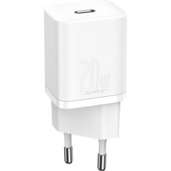 Зарядний пристрій Baseus Super Si Quick Charger 1C 20W EU White (CCSUP-B02)